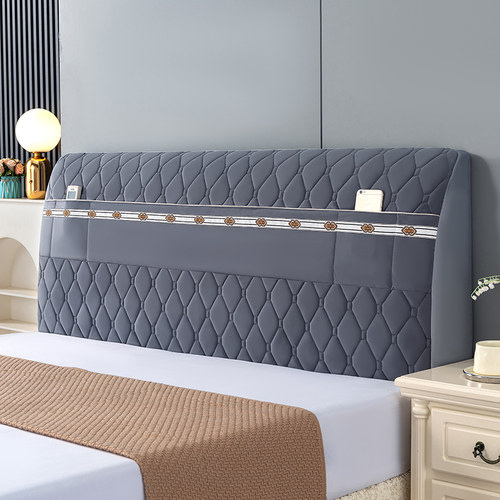 床头套罩夹棉全包防尘罩床靠背