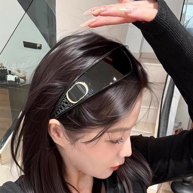 【现货批发】CD未来感发箍墨镜女高级感护目镜太阳眼镜紫外线高级