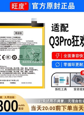适用真我Q3Pro狂欢版电池原装realme正品大容量RMX3142电板BLP865