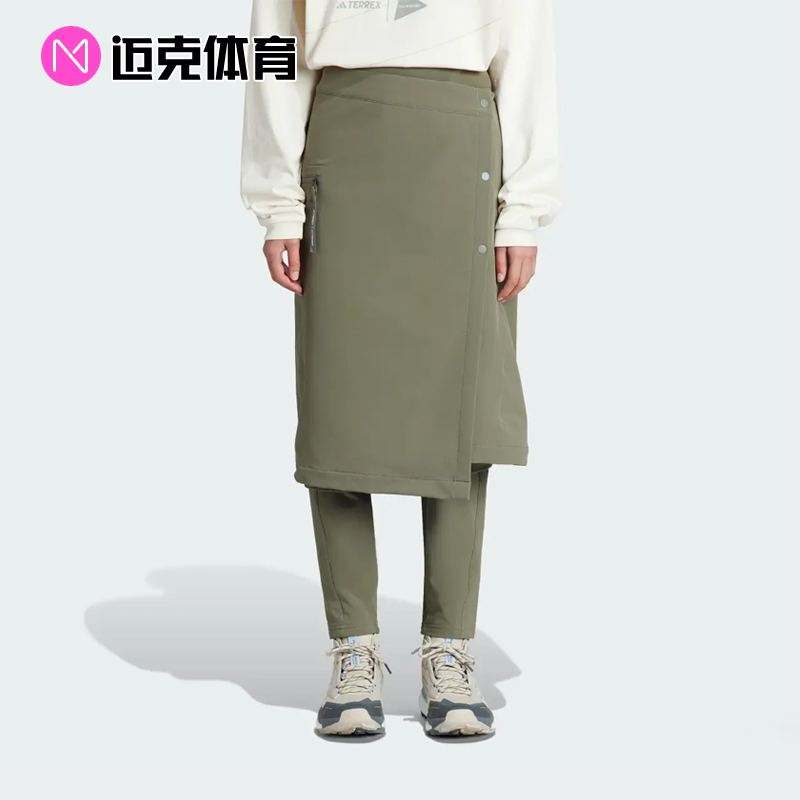 Adidas女士二合一休闲软壳长裤