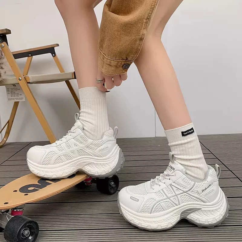 今年流行2026新款超火爆款百搭老爹休闲女款运动学生潮流女款