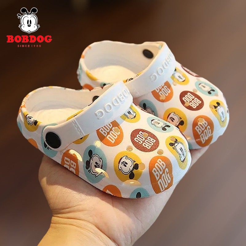 巴布豆儿童拖鞋软底防滑夏季宝宝凉拖女孩室内凉鞋居家男童洞洞鞋
