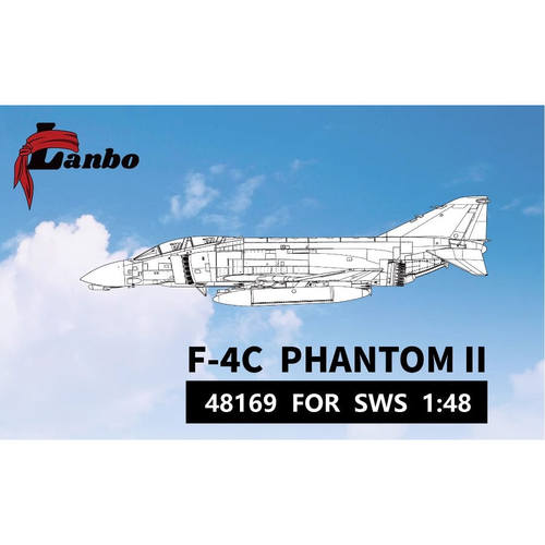 Lanbo 1/48 美国F-4C 鬼怪战斗机配SWS 48169  现货