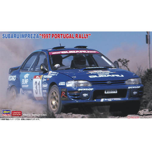 长谷川 1/24斯巴鲁IMPREZA 97葡萄牙拉力赛 20483 现货