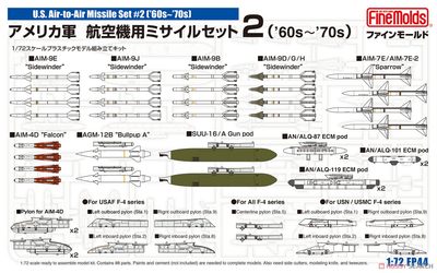 FineMolds 1/72 U.S.航空武器系统 Set2 FP44 拼装 现货