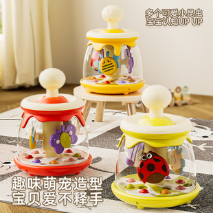 按压转转乐1一2岁宝宝手部精细动作训练手眼协调锻炼儿童益智玩具