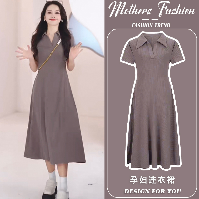 孕妇连衣裙夏装2025新款穿到生