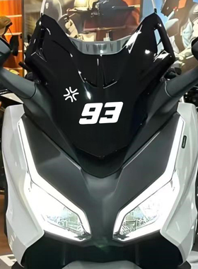 适用于本田佛沙NSS350踏板风挡93标贴纸版画防水反光贴花个性拉花