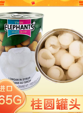 泰国进口龙眼罐头565g糖水水果罐头甜品奶茶零食新鲜桂圆龙眼果肉