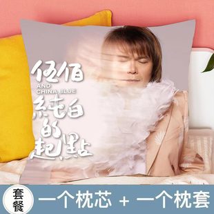 伍佰演唱会应援周边抱枕玩偶写真照片diy来图定制靠垫车载靠枕头