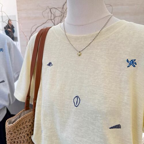 胖妹妹特大码300斤韩版刺绣圆领短袖t恤女夏季新款显瘦遮肚子上衣