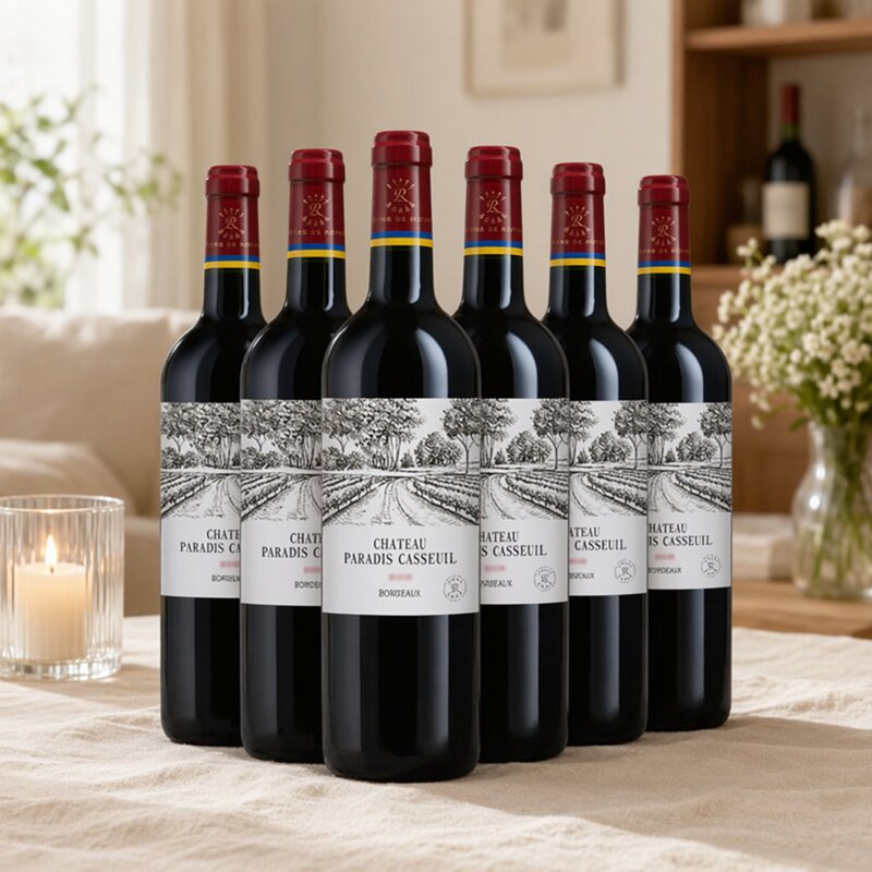 法国凯萨天堂古堡红酒750ml*6支