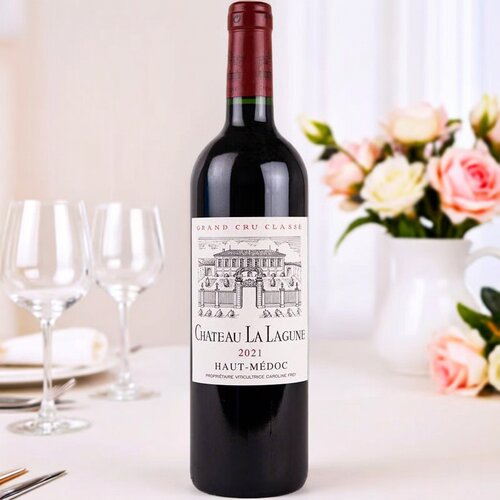 整箱 La Lagune拉拉贡正牌干红750ml*6支 法国名庄1855列级庄三级