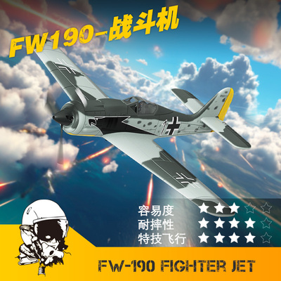 FW190固定翼四通道泡沫航模耐摔