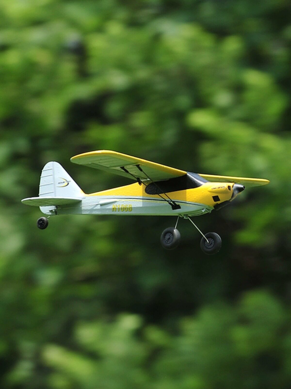 DINGDIAN XCUB 4 채널 원격 제어 항공기 단일 비행기 트레이너 CESSNA 모델 항공기 고정 날개 초보자 보급형 항공기