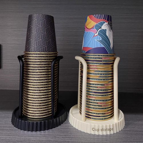 纸杯架一次性杯子取杯器多功能杯子收纳置物架家用轻奢茶杯架