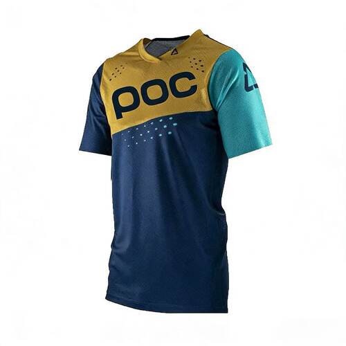 竞赛POC户外长短袖山地降服骑行服速干透气越野自行车摩托骑行T恤