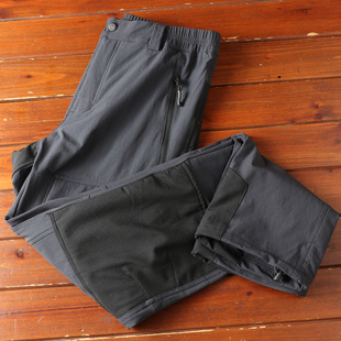 法国山地登山长裤轻量快干耐磨弹力秋季男硬核徒步薄款冲锋休闲裤