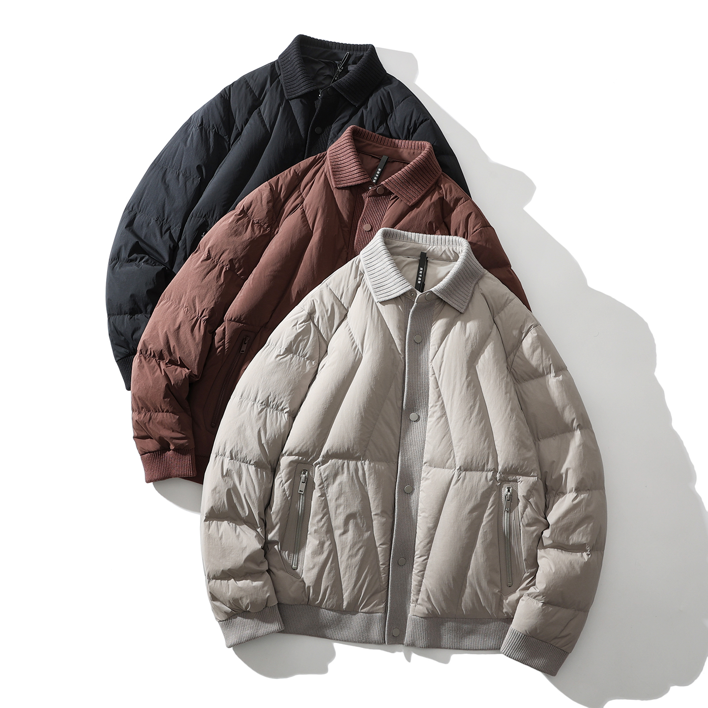 都市休闲羽绒服百搭夹克外套