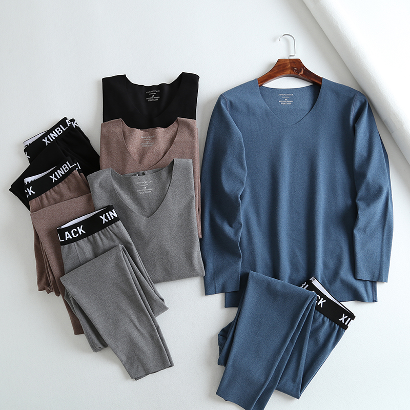 自发热速干黑科技长裤保暖套装