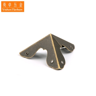 33MM边长青古铜包角酒盒木盒包角铁皮包角装饰角码四边包角保护角