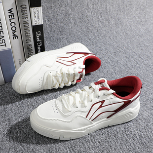 李宁COMMON 80S板鞋男款2026春季新款男士休闲鞋运动鞋厚底小白鞋