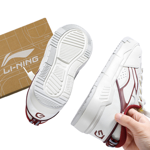 李宁COMMON 80S板鞋男款2026春季新款男士休闲鞋运动鞋厚底小白鞋