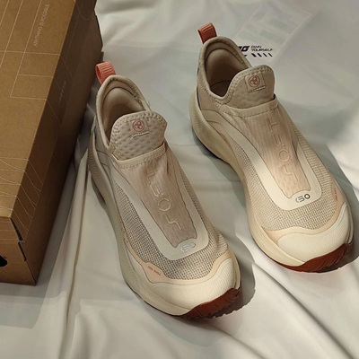 正牌李宁运动鞋女款2026春季新款女士soft一脚蹬休闲鞋厚底女鞋子