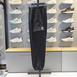 李宁反伍BADFIVE束脚宽松卫裤男款2025秋季新款针织收口裤长裤子