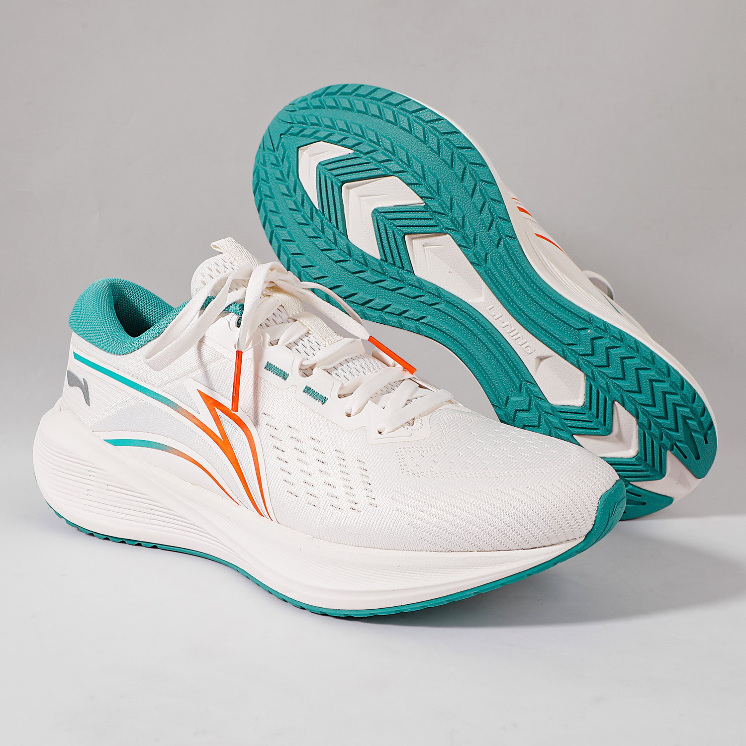 李宁跑步鞋男款2025春季新款吾适Lite V2减震厚底运动跑鞋ARST053