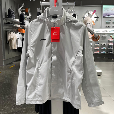 李宁风衣外套2024秋季新款