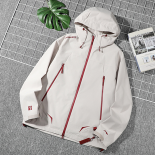 李宁外套男款2026春季新款宽松开衫运动跑步男士防风连帽风衣夹克