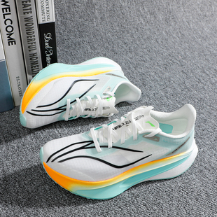 李宁飞电6c跑鞋女款2026春季新款女士专业碳板减震跑步鞋运动鞋子