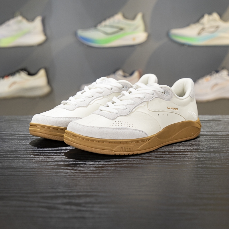 李宁和光男款舒适软弹板鞋经典休闲鞋2025冬季新款软底运动鞋
