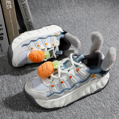 李宁疯狂动物城联名曲奇鞋加绒保暖休闲鞋女2025冬季新款运动鞋子