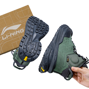 李宁户外CF溯行川HIGH防泼水户外徒步鞋男女款2025冬季新款运动鞋