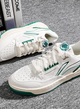 李宁运动鞋男款2025春季新款新秀时尚经典软底休闲鞋板鞋ABCV007