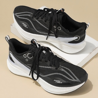 李宁赤兔8PRO反光轻量高回弹竞速跑鞋女款2025冬季新款加厚运动鞋