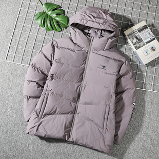 李宁CBA专业篮球系列宽松短棉服男2025冬季 保暖防风连帽外套 新款