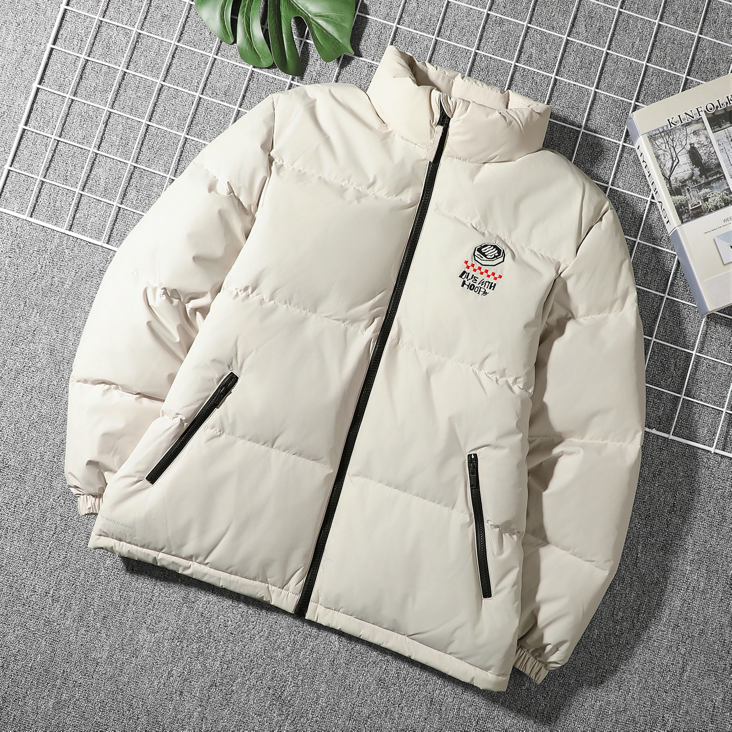 李宁反伍BADFIVE防泼水保暖宽松鸭绒羽绒服男款2025冬季新款外套