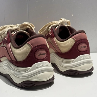 女款 运动鞋 2025春季 日进斗金减震软底溶解鞋 AGCV008 新款 李宁板鞋