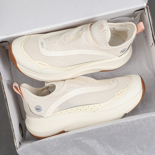 李宁一脚蹬运动鞋女款2026春季新款soft女士跑步透气休闲鞋女鞋子