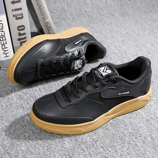李宁男款舒适软弹板鞋经典休闲鞋2025冬季新款和光百搭软底运动鞋