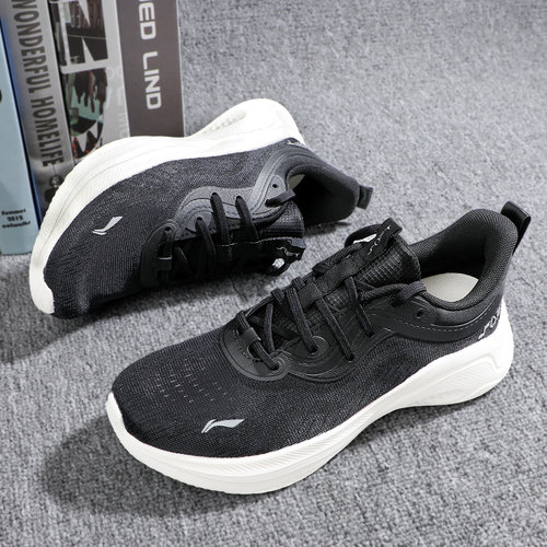 李宁SOFT COOL2运动鞋女2025夏季新款软底防滑网面跑步鞋AGLV010