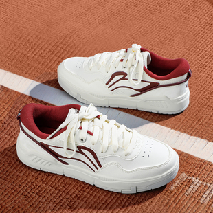 李宁COMMON 80s板鞋女款2026春季新款女士运动鞋潮流休闲鞋小白鞋