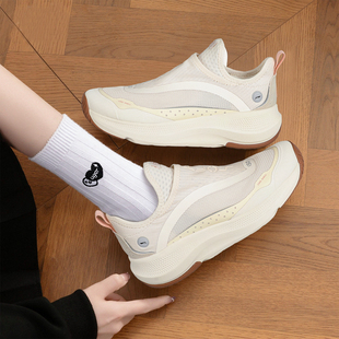女款 女鞋 2026春季 soft女士跑步透气休闲鞋 子 新款 李宁一脚蹬运动鞋