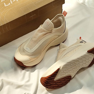 女款 厚底女鞋 2026春季 女士soft一脚蹬休闲鞋 子 新款 正牌李宁运动鞋