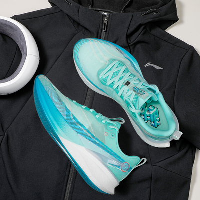 李宁赤兔8PRO轻便高回弹竞速训练运动鞋男款2025冬季新款加厚跑鞋