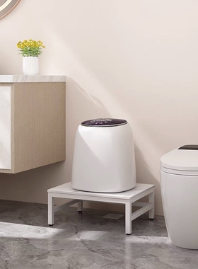 小洗衣机底座卫生间马桶夹缝置物架小熊石头M1小吉迷你阳台增高架