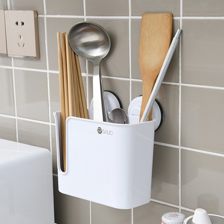 日本吸盘筷子筒壁挂式免打孔家用勺子收纳盒沥水架厨房简约筷笼子|msdalam kategori pinggan mangkuk, pinggan mangkuk, sangkar pinggan mangkuk/rak - dari Buy2taobao.com untuk memberikan perkhidmatan ejen Taobao profesional membeli